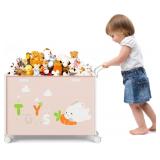 (23x17x11ï¿½) Toy Box Toy Storage with Wheels