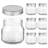 NEW $130 (31.8 x 24.1 x 64 Cm) Clear Glass Jars
