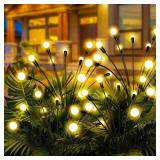 NEW $30 4PK LED Solar Garden Lights, Waterproof