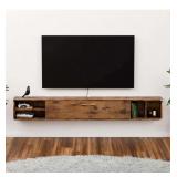 NEW $200 (58") Floating TV Wall Shelf