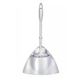 Toilet Bowl Brush and Holder-White-1set