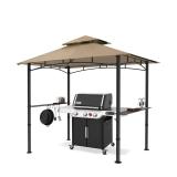 NEW $180 Grill Gazebo 8 x 5 Double Tiered Canopy