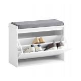 USED $110 Narrow Shoe Cabinet with Flip Drawers