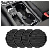 NEW 4PK Universal Car Cup Holder Inserts, Non Slip