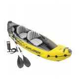 USED $200 Explorer K2 Inflatable Kayak Set 2Person