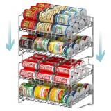 $40 (29.2x43.2x29.2 cm) 2 Tier Stackable Can Rack