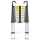 NEW $190 (15.5ft) Soctone Telescoping Ladder