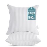 SEALED $57 (28 x 28") Throw Pillow Inserts