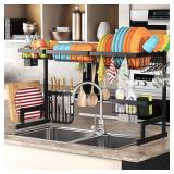 $133 tier Over Sink Dish Drying Rack