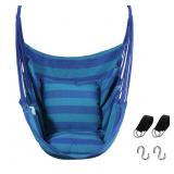 Hammock Chair indoors/outdoors blue/green Strips