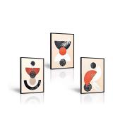 NEW Modern Abstract Wall Art Set, 3 Pcs (12"x16")