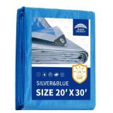 $70 Tarps 20x30Ft Multipurpose Blue