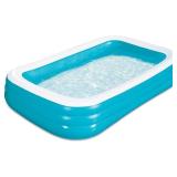 $66 10 Ft Pool In White, Aqua Blue