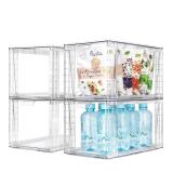 NEW $60 4Pack Stackable Kitchen Storage Drawers