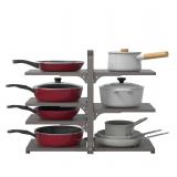 NEW $46 7-Tier Pot and Pan Organizer Rack