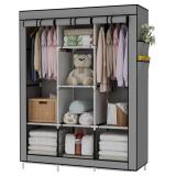 USED $53 (?128x45x170cm) Portable Wardrobe Closet