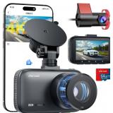 NEW $90 4K Dash Cam Front & Rear w/CPL Filter