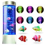 NEW $40 LED Sensory Bubble Fish Lamp