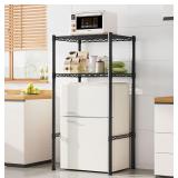 $101 Over The Fridge Storage Shelf 52ï¿½x23ï¿½x17ï¿½ blk