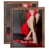 NEW $60 (16x20") Rustic Photo Frame 2 Pack