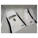 Used basketball uniform