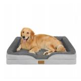 New-$70 111Lx80Wx18H Waterproof Bolster Dog Bed