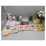 Set of summer stuff and decorations