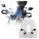 $70 (16x15ï¿½) Universal Clear Motorcycle Windshield