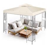 $93 12ï¿½x12ï¿½ Gazebo Canopy Top Replacement Ivory
