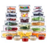 NEW $35 50-Pcs Food Storage Containers