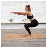 NEW $65 (72"x26") Natural Cork Yoga Mat
