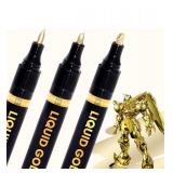 NEW 3PK Permanent Mirror Chrome Gold Markers