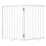 $88 Snagle Paw Freestanding Dog Gate-2-White-32"H