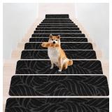 $60 15-Pcs Non-Slip Stair Treads Carpet