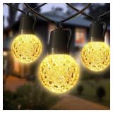 NEW $60 100FT LED Crystal Globe String Lights