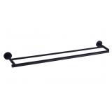 $52 Double Bathroom Towel Bar 36ï¿½ Blk