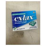 NEW EX-LAX Laxative Regural Pill Box 24-Count