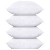 $43 (20"x20") Throw Pillows (Set of 4, White)