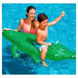 Giant Intex Gator Ride-On Inflatable Pool Float