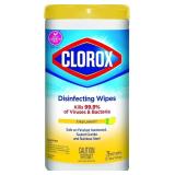 Clorox Wipes Disinfecting, Lemon Fresh, (75 Co