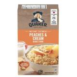 Quaker Peaches Instant Oatmeal 240g