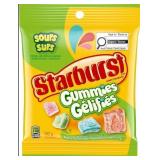 STARBURST, Sour Gummy Candy, Sharing Bag, 142g