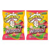 2x Warheads Wedgies Chewy Candy 4.5 oz.