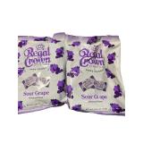(2)Regal Crown Sour Grape Candy 6.25oz Peg Bag