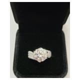 $3,260 App 5.75ct Moissanite Ring Sz7