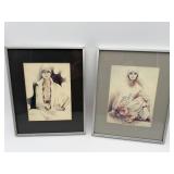 Vintage Style Framed Art Set 12'x10' (Used)