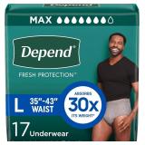 SEALED (Large) 17ct Adult Incontinence Underwear