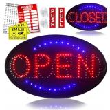 DAMAGED NEW $60 Jumbo Open/Close Light Up Sign