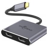 NEW $30 USB C To Dual HDMI Adapter 4K@60Hz