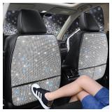 New $83 NEW Bling Crystal Car Seat Back Kick...